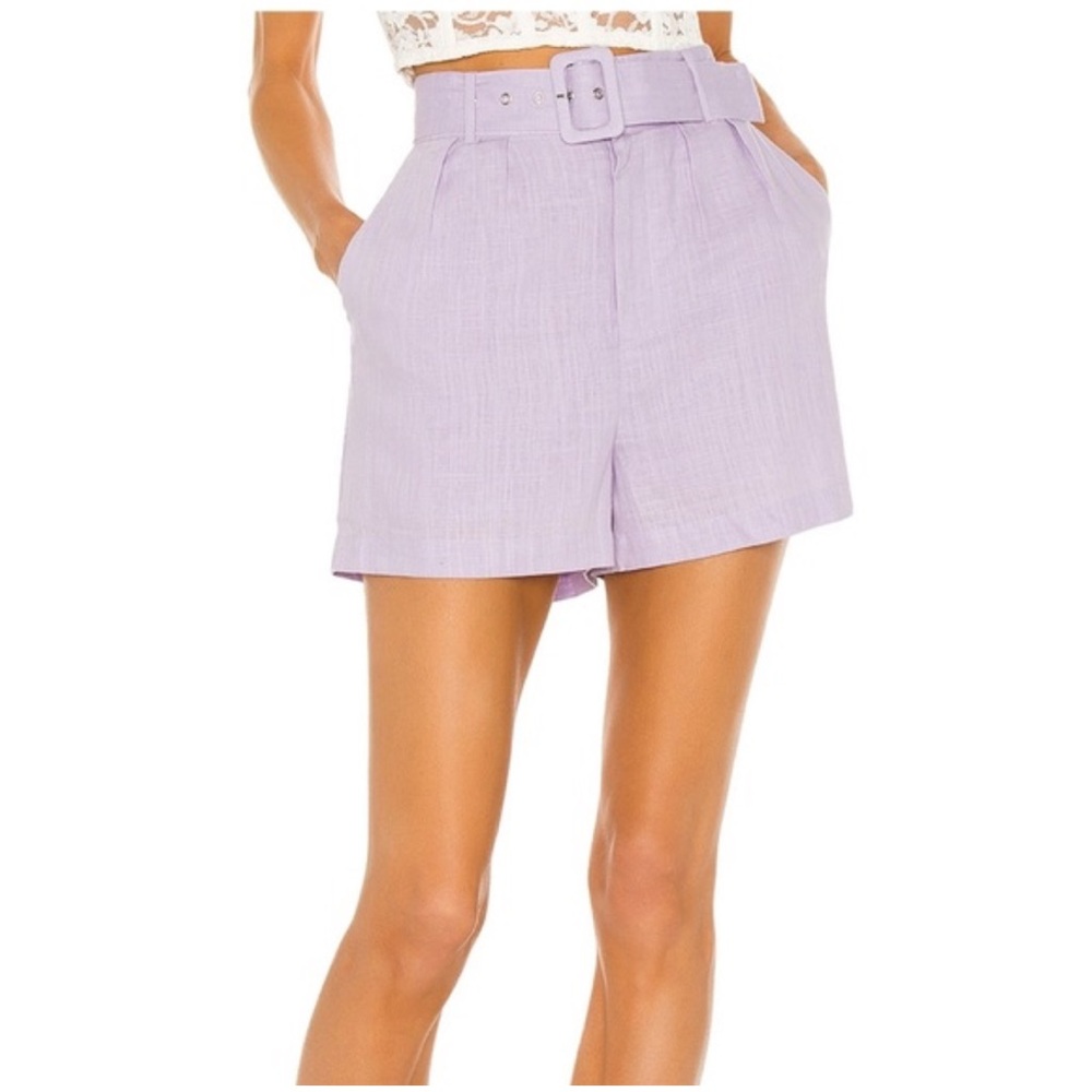 Bardot Lilac High Waist Women Shorts